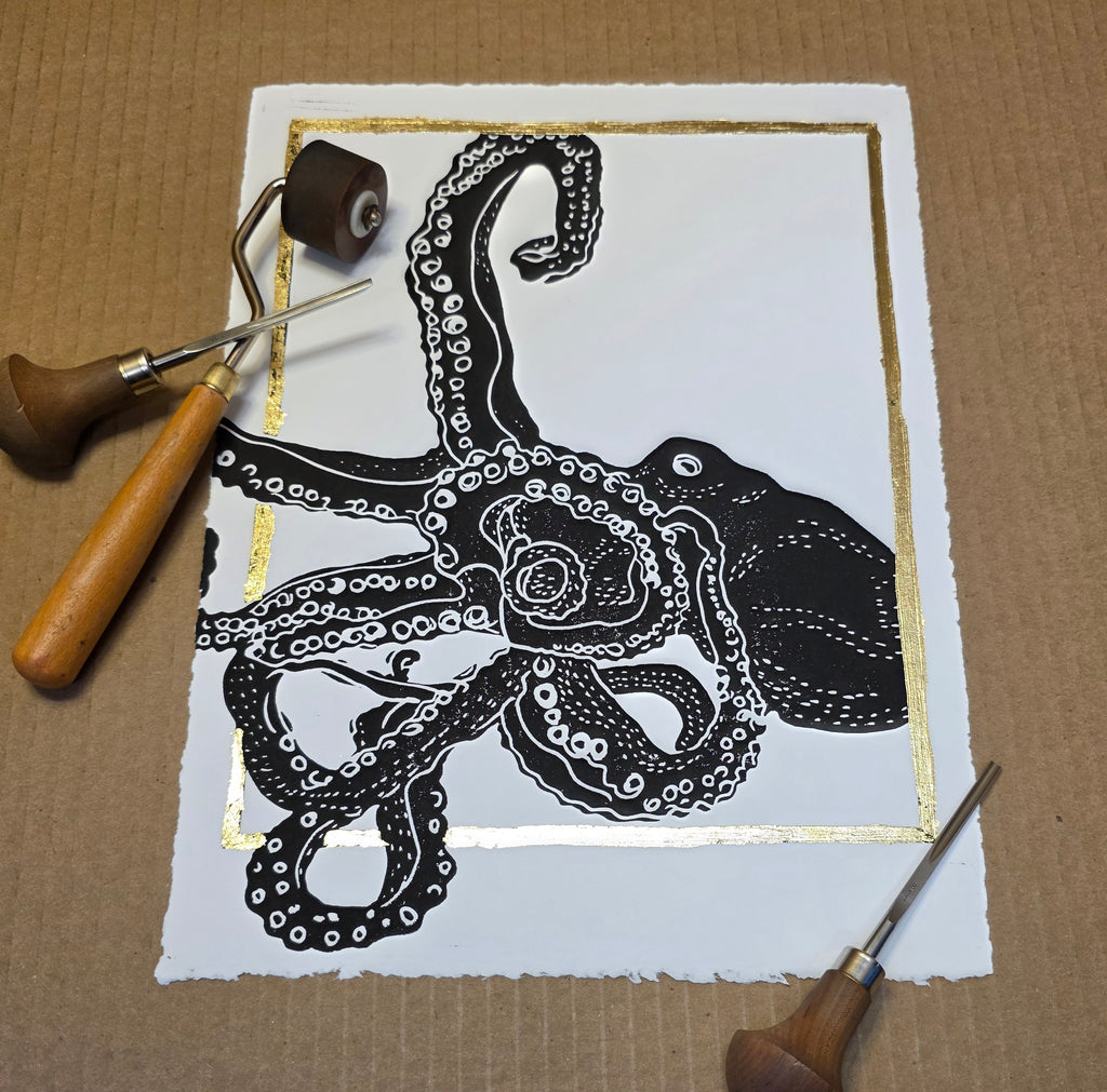 Mistah Squiggles - Gold foil