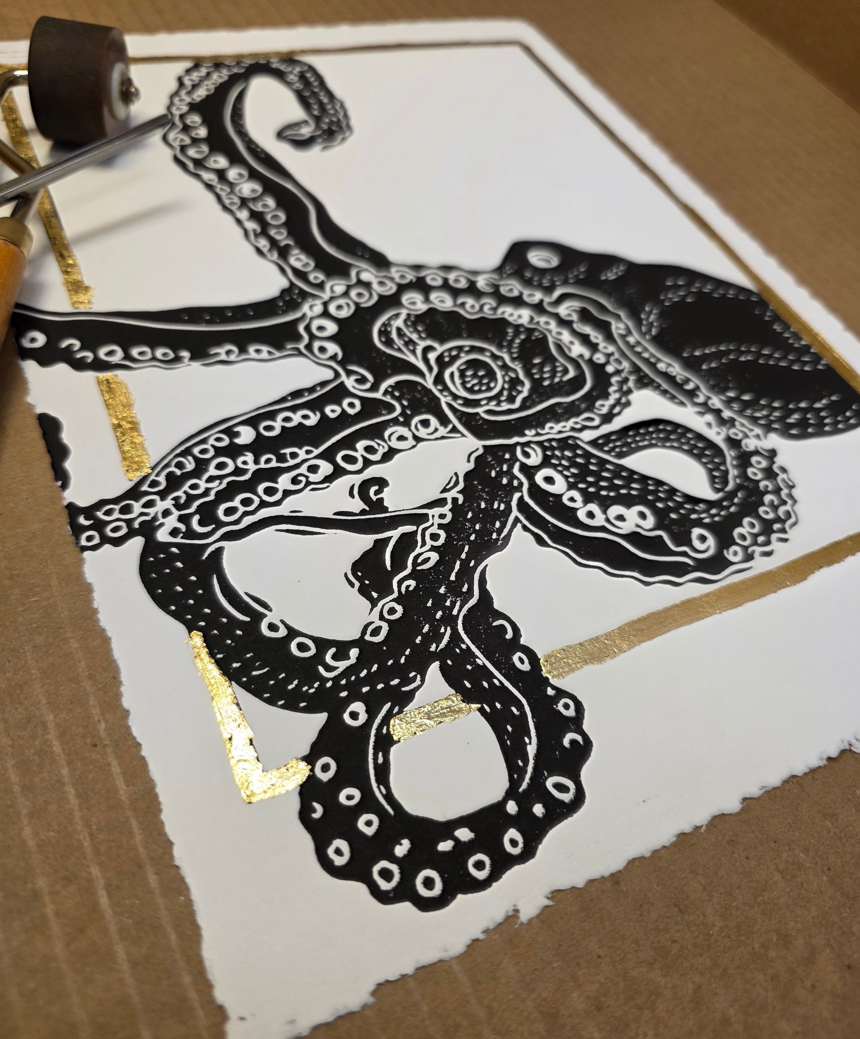 Mistah Squiggles - Gold foil