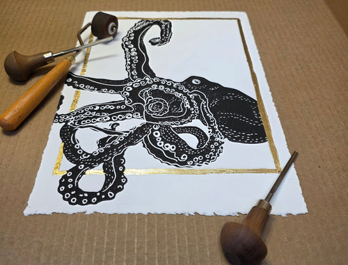 Mistah Squiggles - Gold foil